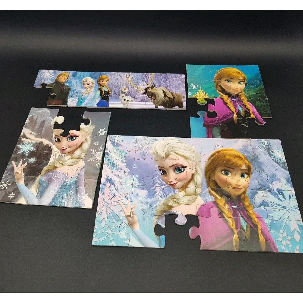 Walt‎ Disney Frozen MISSING PIECES CHILDREN'S PUZZLE SET 4 BB19.1GA1037